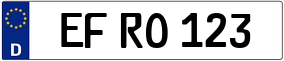 Truck License Plate